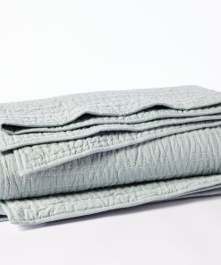 Channel Handstitched Organic Quilt