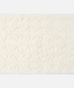 Diamond Shag Organic Bath Rug