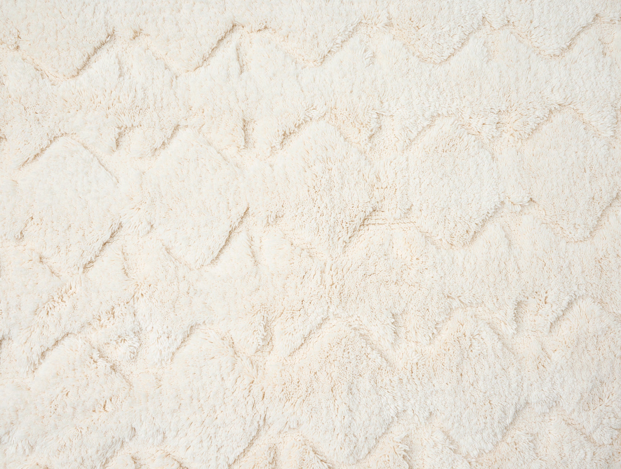 Diamond Shag Organic Bath Rug - Image 3