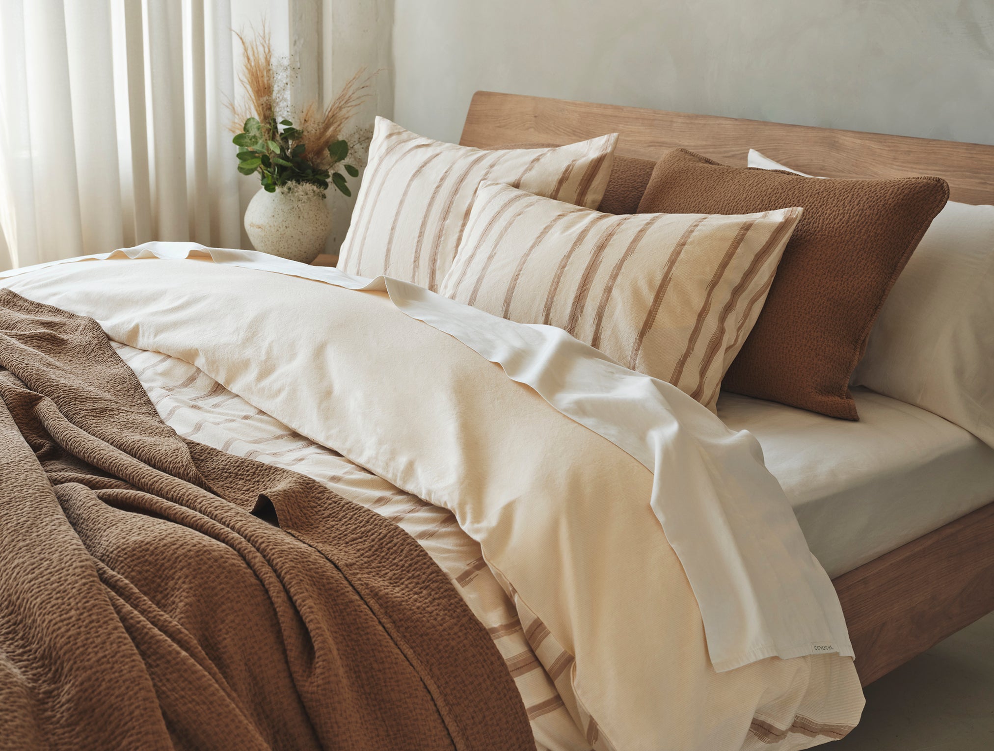 Cazadero Stripe Organic Duvet Cover - Image 4