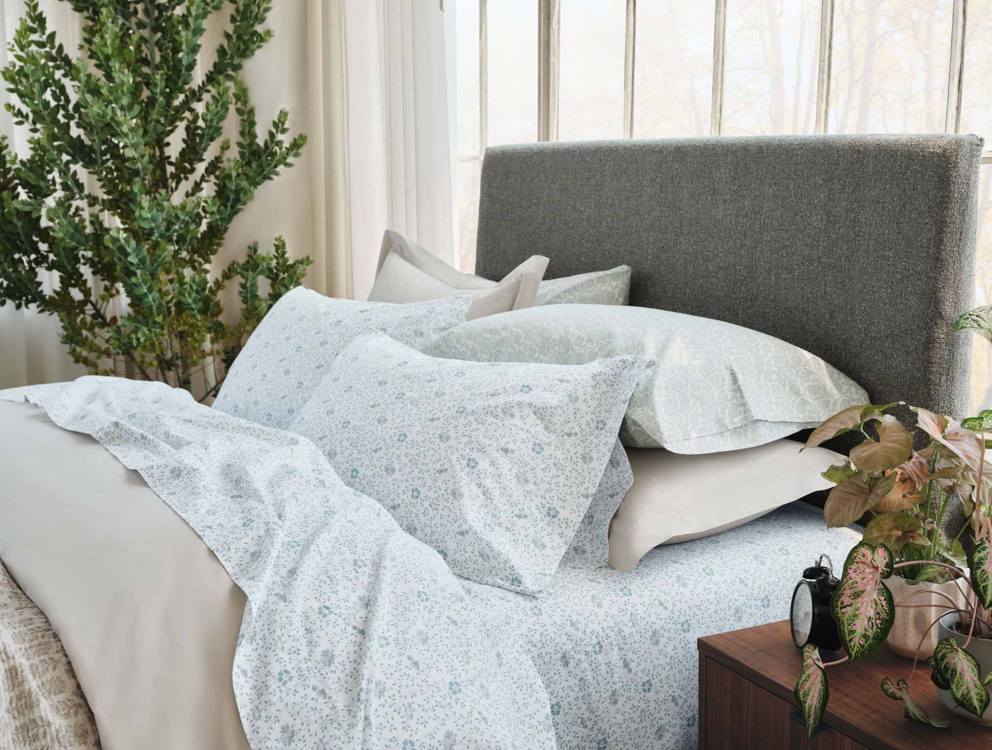 Organic Print Percale Sheet Set - Image 2