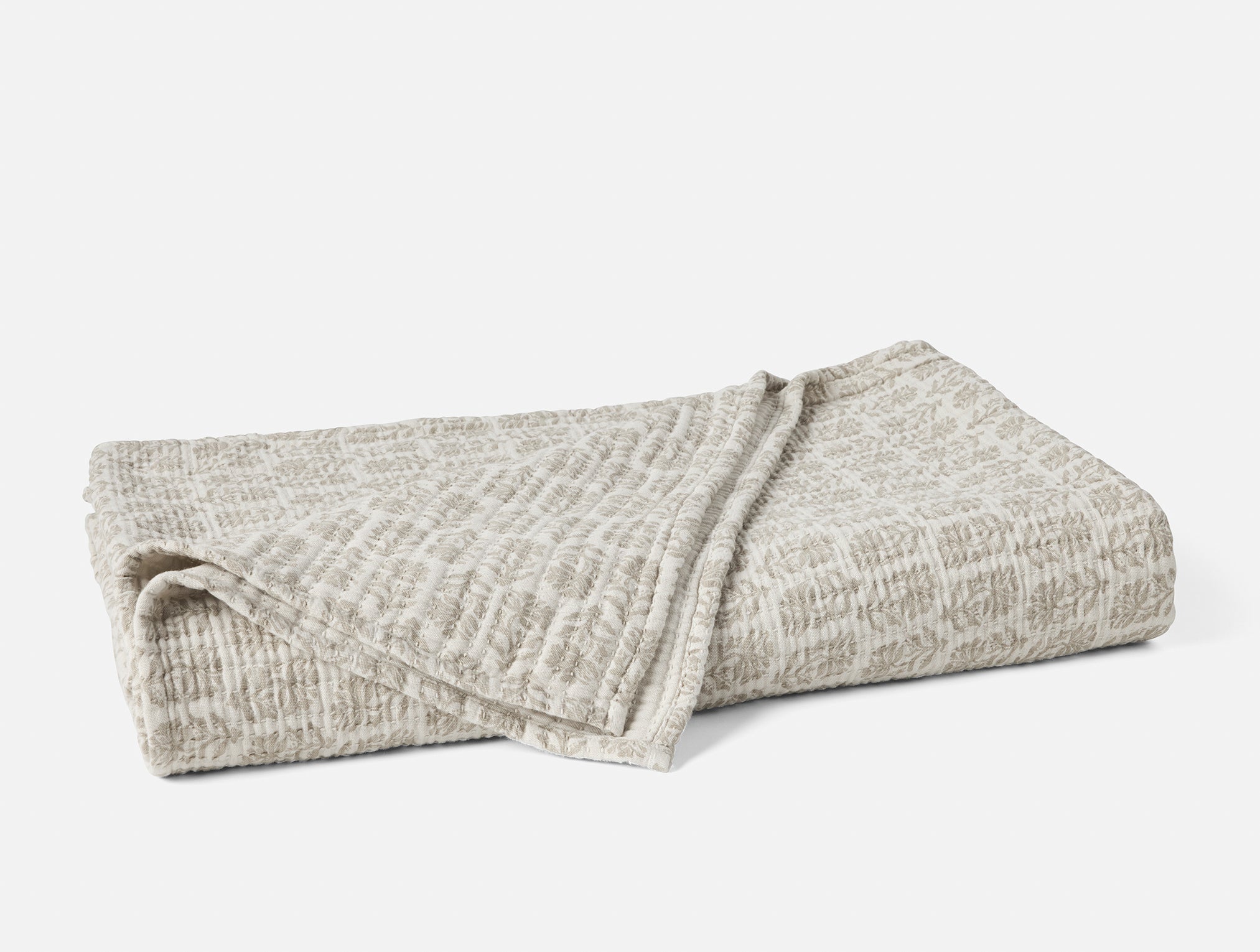 Mirada Organic Matelasse Coverlet