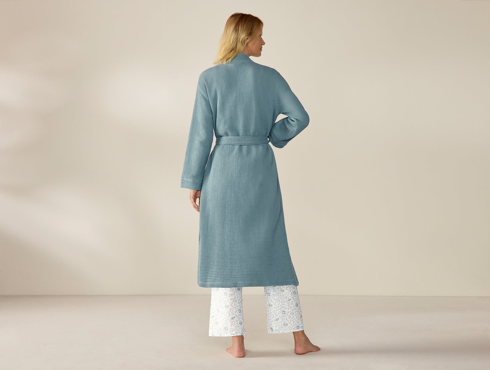 Unisex Organic Waffle Robe - Image 4