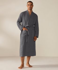 Unisex Organic Waffle Robe