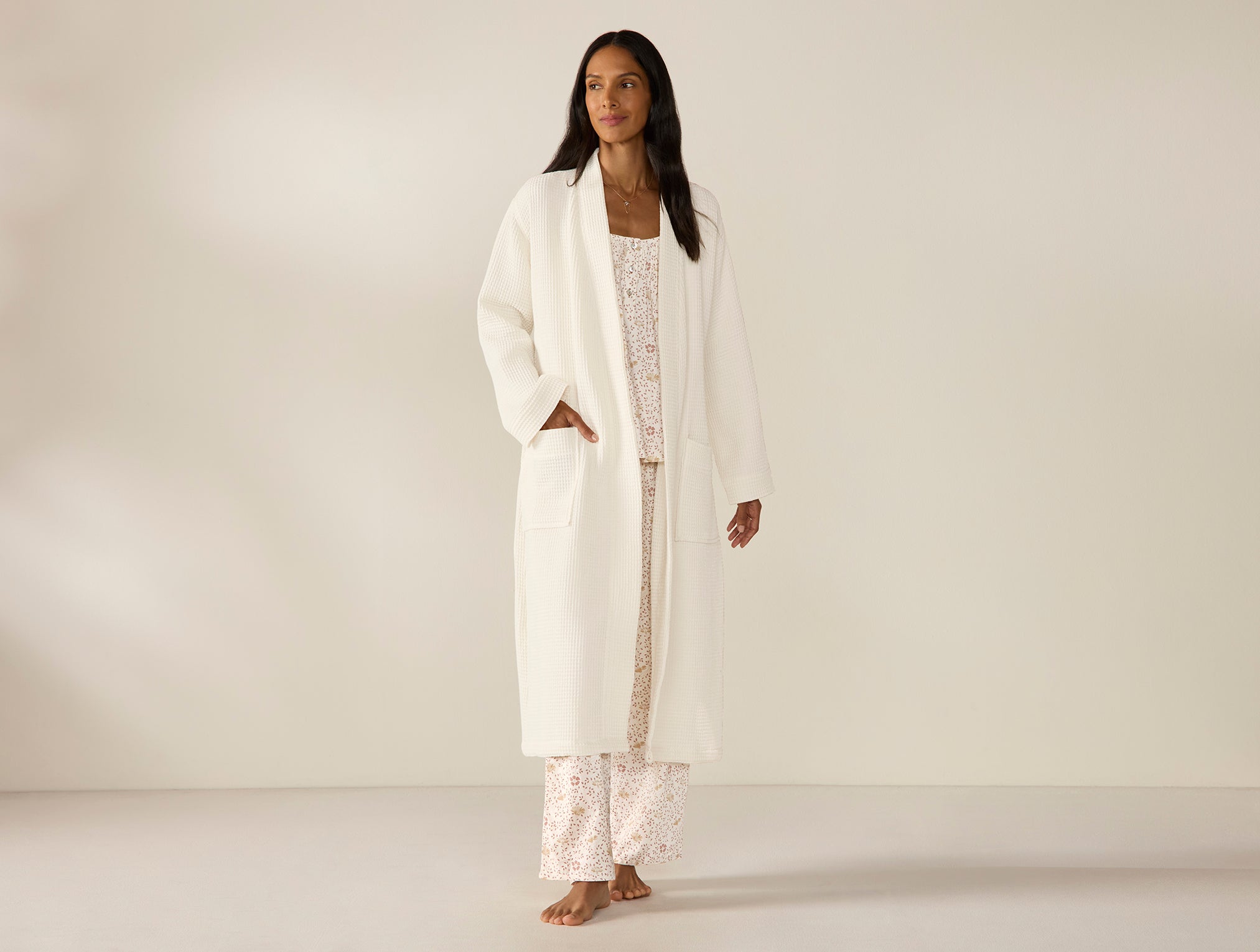 Unisex Organic Waffle Robe - Image 3
