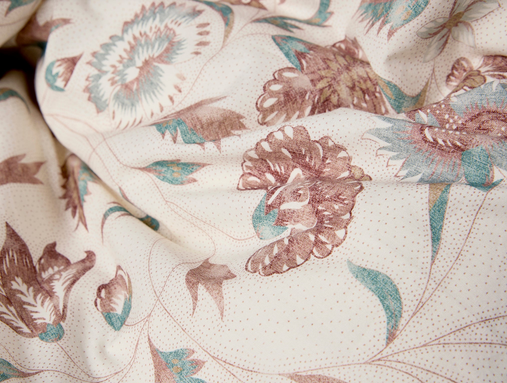 Viola Organic Print Duvet Cover - Image 5