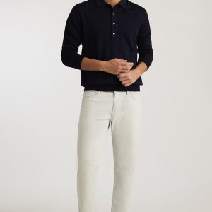 JAKE SLIM LEG IN IVORY CASUAL TWILL