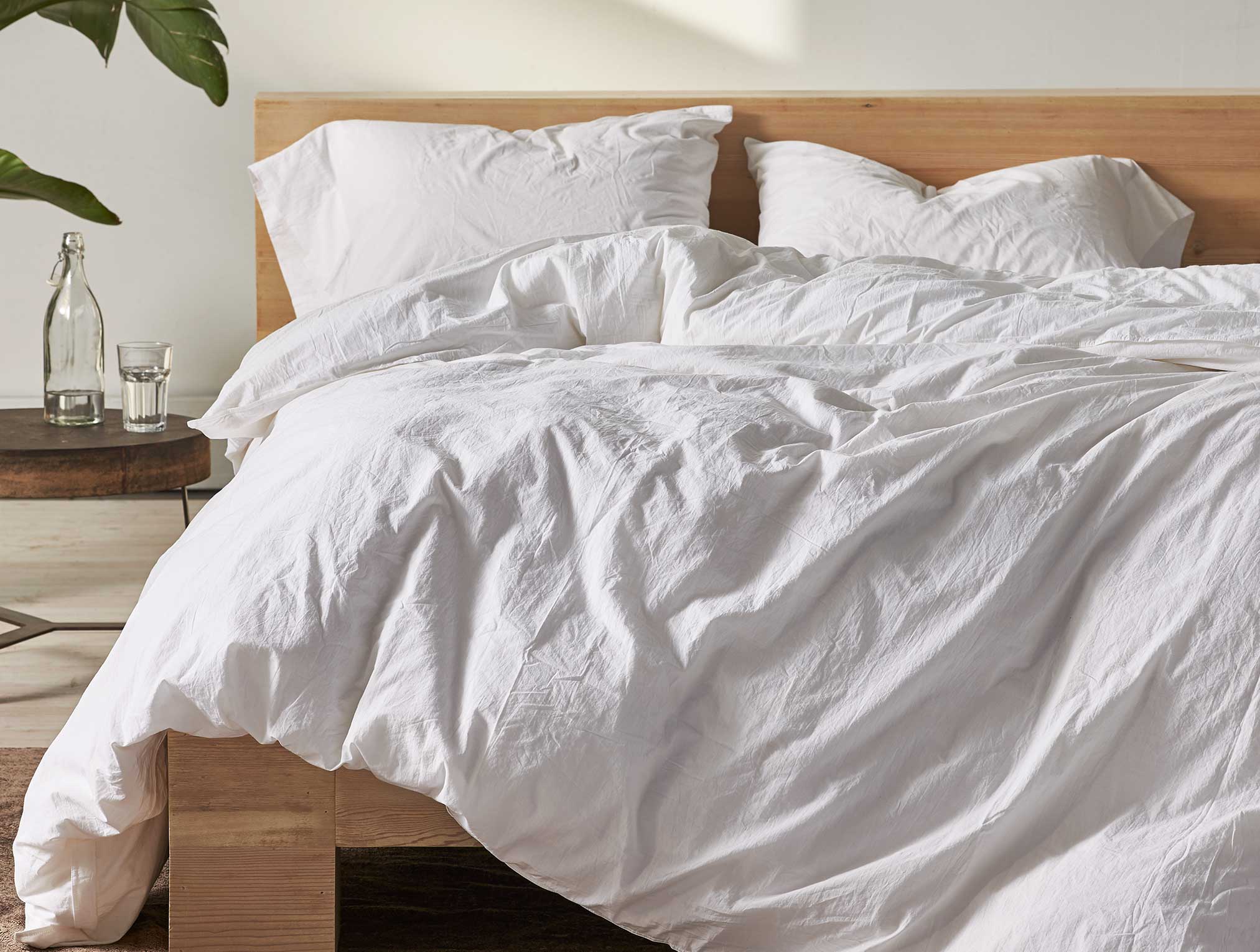 Organic Crinkled Percale™ Duvet Cover - Image 2