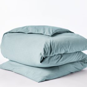 Organic Crinkled Percale™ Duvet Cover