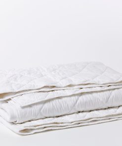 Diamond-Stitched Organic Cotton Comforter