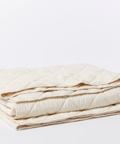 Diamond-Stitched Organic Cotton Comforter