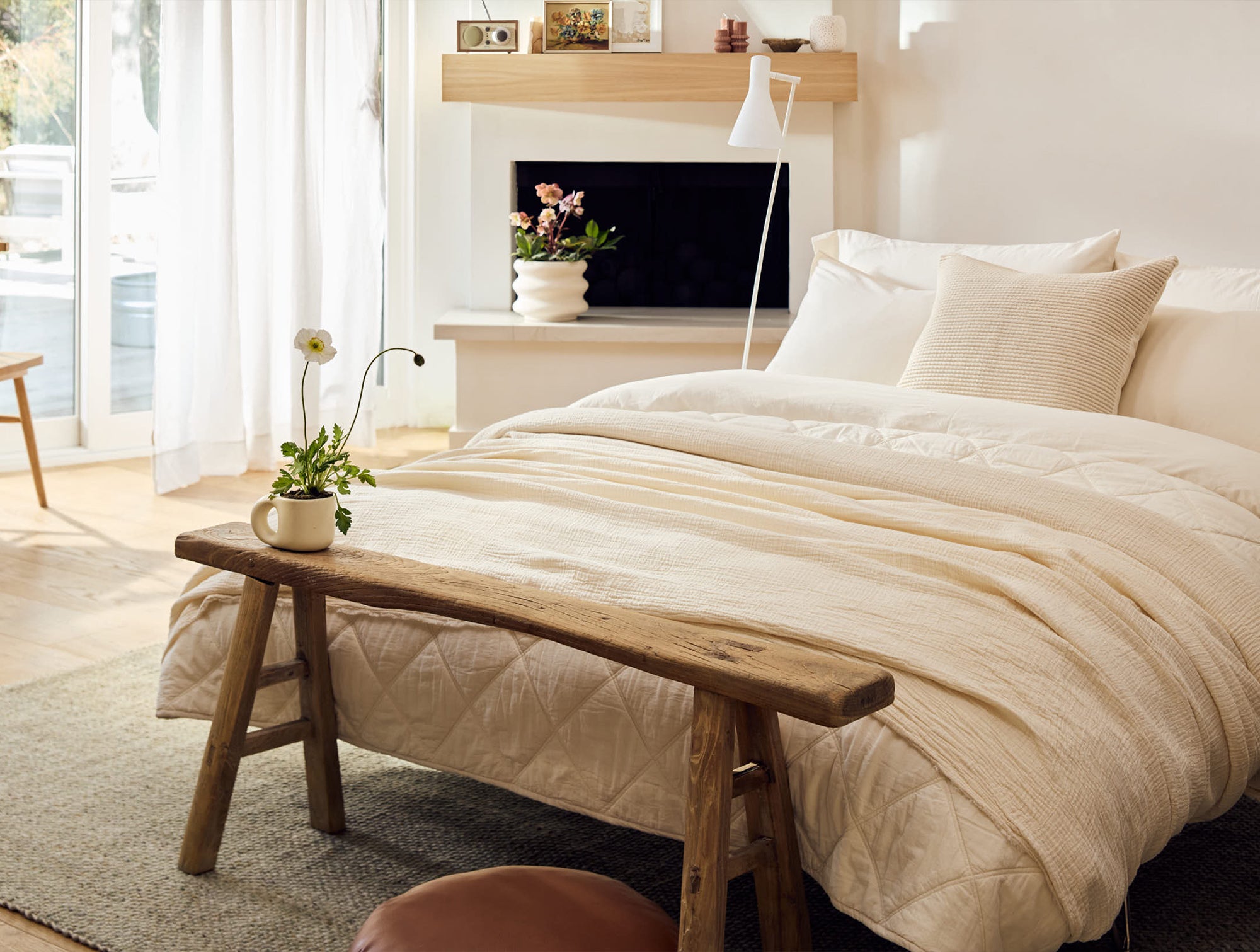 Organic Crinkled Percale™ Duvet Cover - Image 2