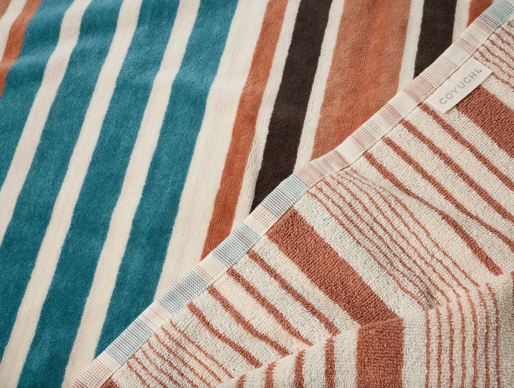 Dawn Stripe Organic Beach Towel - Image 4