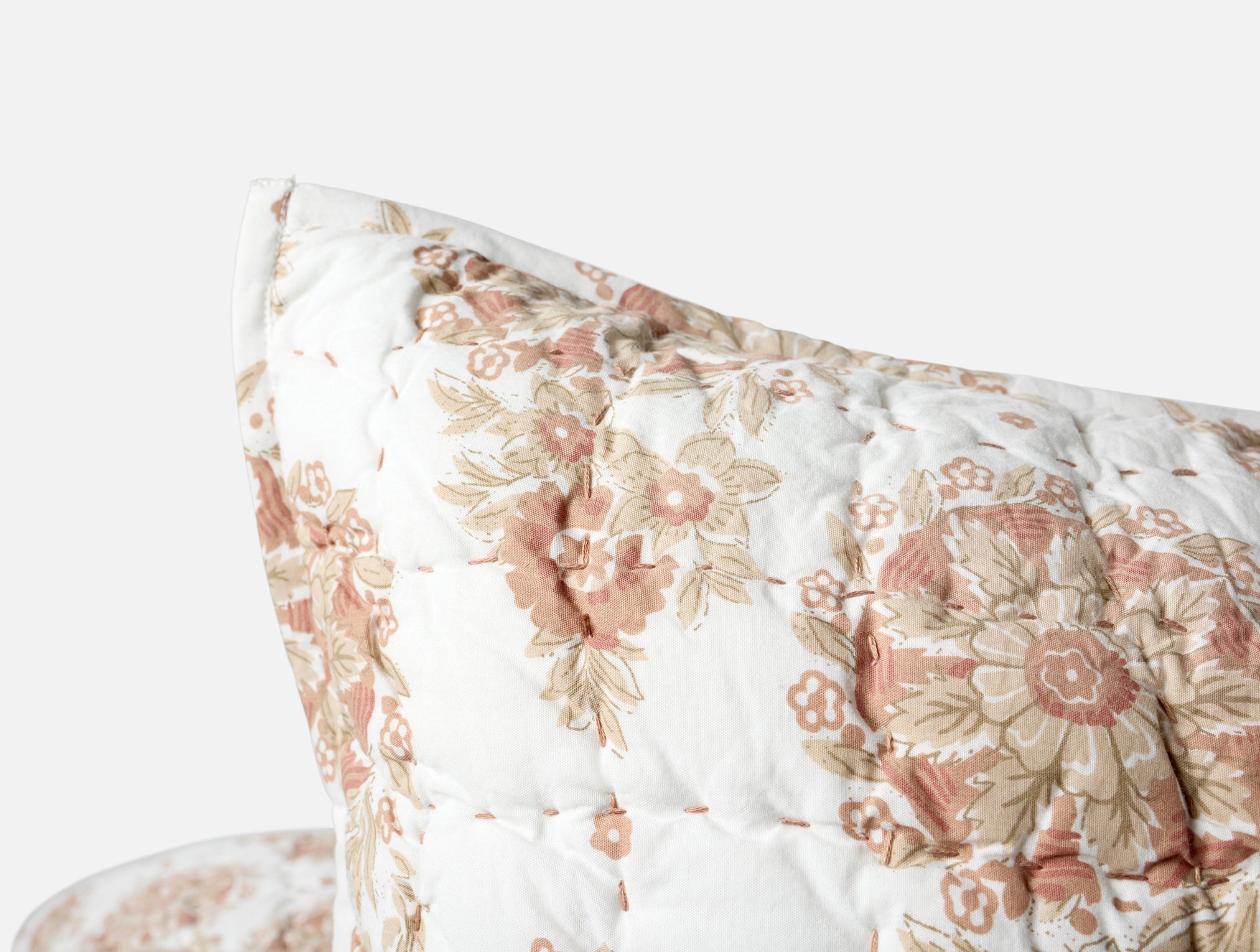 Flores Handstitched Organic Sham - Image 3