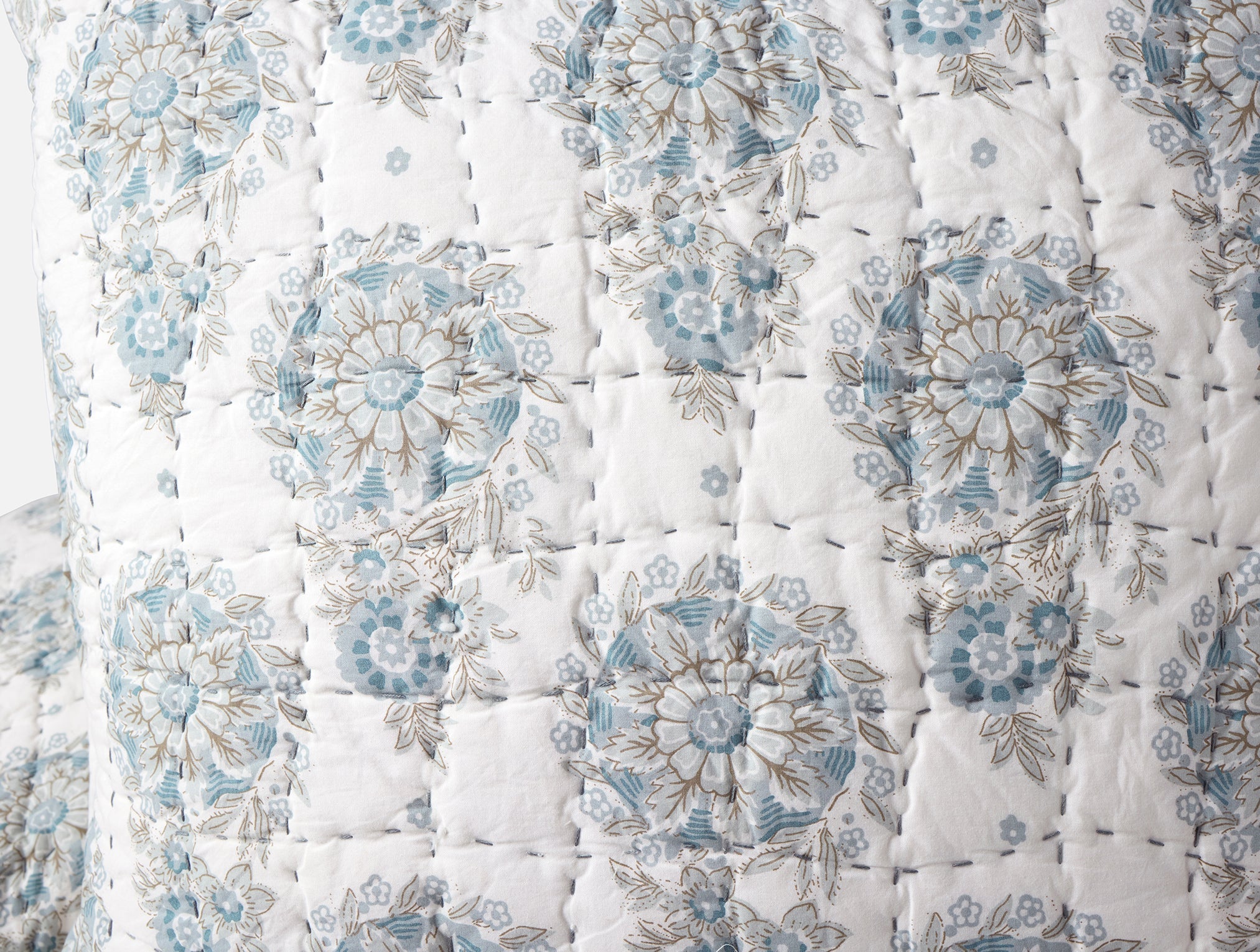 Flores Handstitched Organic Sham - Image 4