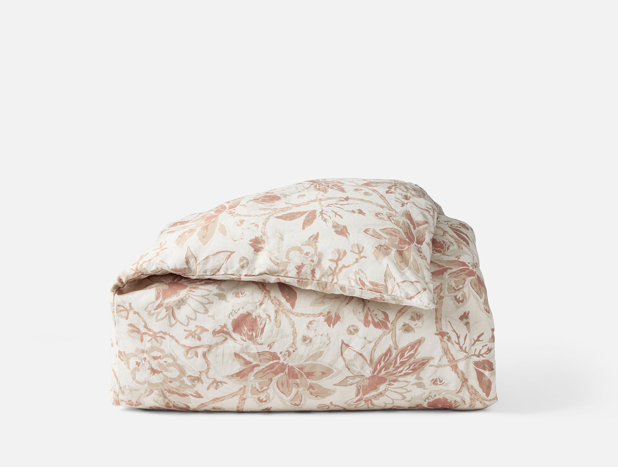 Sea Bloom Print Duvet Cover