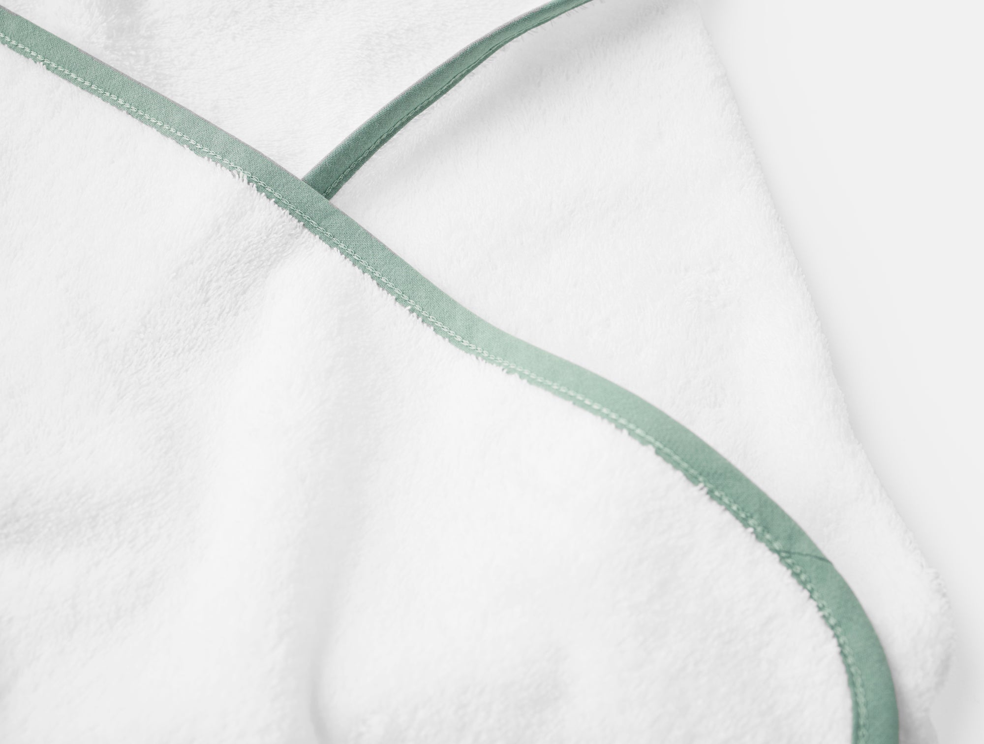 Cloud Loom™ Organic Baby Hooded Towel and Bath Mitt Set - Image 3