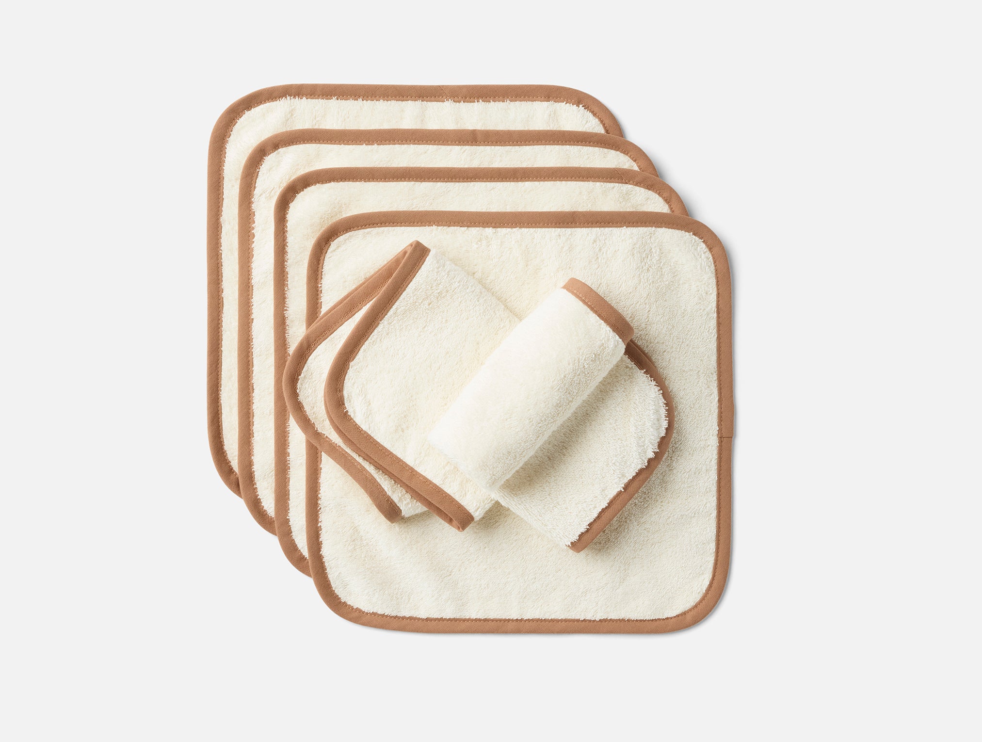 Cloud Loom™ Organic Baby Wash Cloth, Set of 6