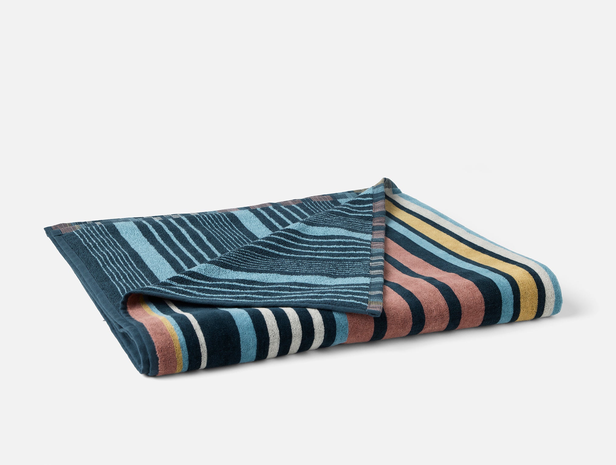 Dawn Stripe Organic Beach Towel - Image 2