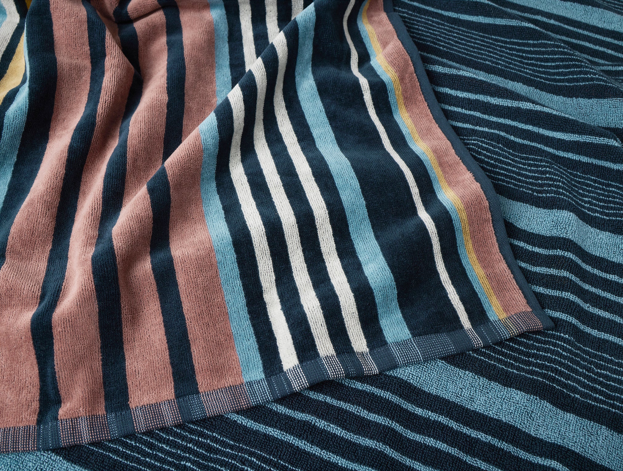 Dawn Stripe Organic Beach Towel - Image 3