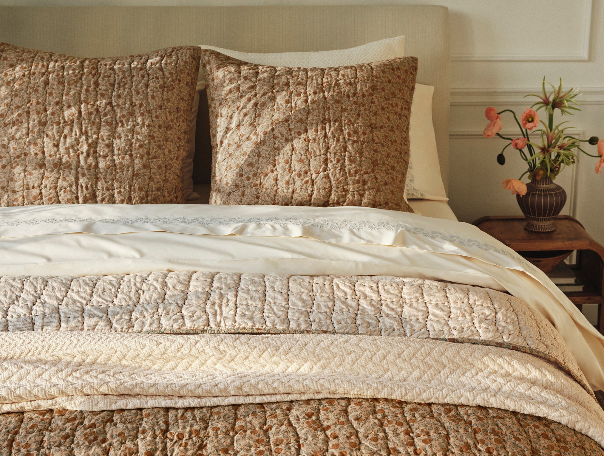 Blossom Handstitched Organic Sham - Image 2