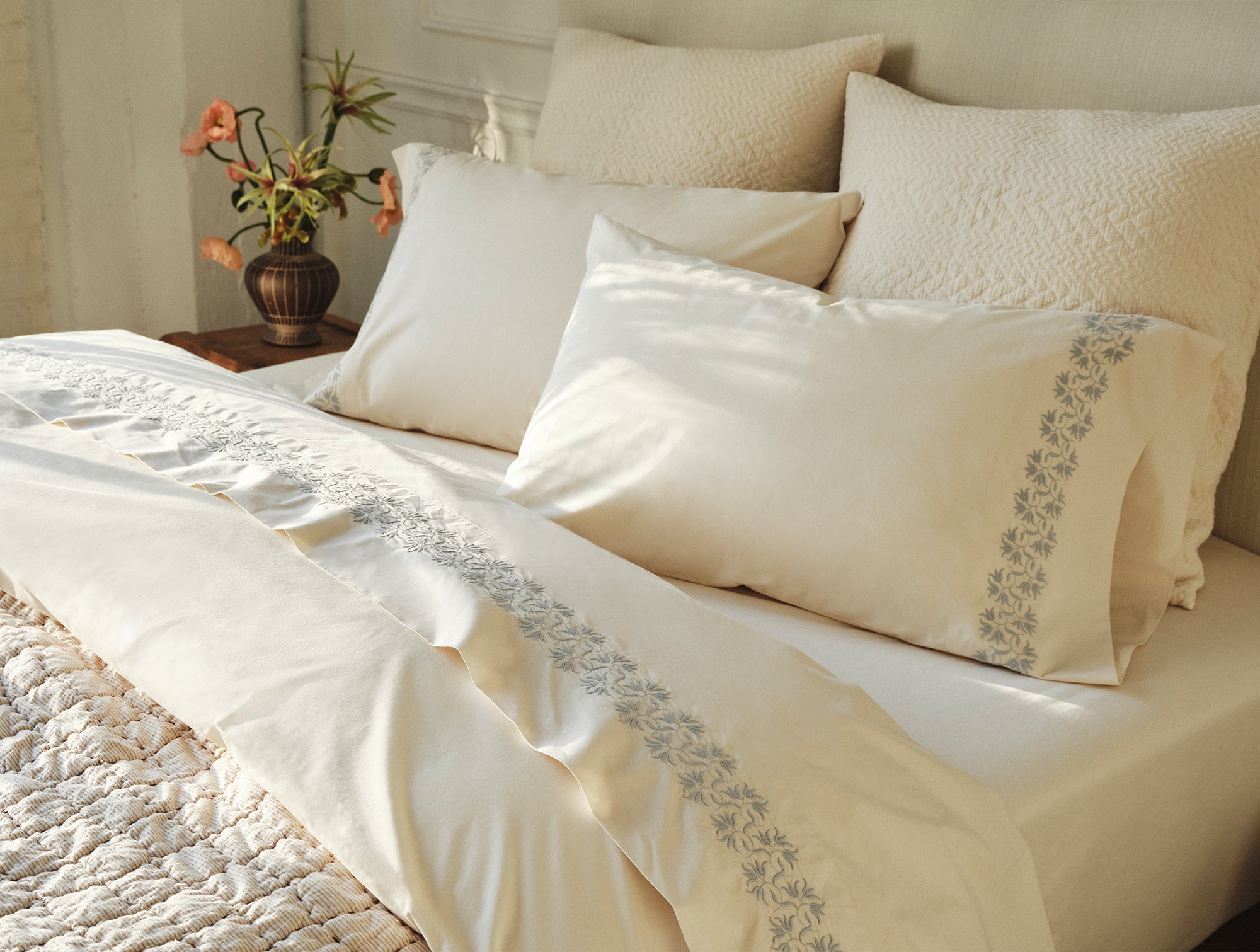 Angeles Organic Matelasse Sham - Image 2