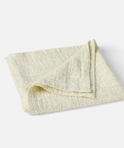 Organic Print Matelasse Baby Blanket