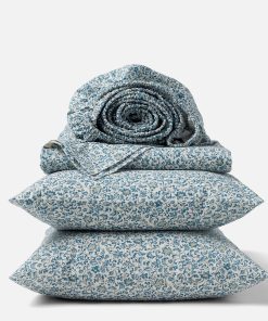 Organic Print Percale Sheet Set