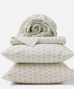 Organic Print Percale Sheet Set