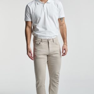 JAKE SLIM LEG IN OYSTER HERRINGBONE