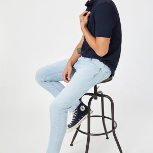 JAKE SLIM LEG IN BLEACHED TONAL ORGANIC VINTAGE