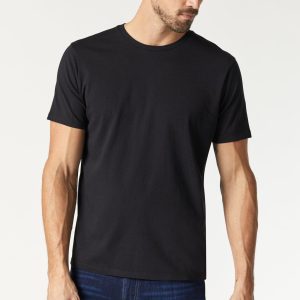BASIC CREW NECK T-SHIRT IN BLACK