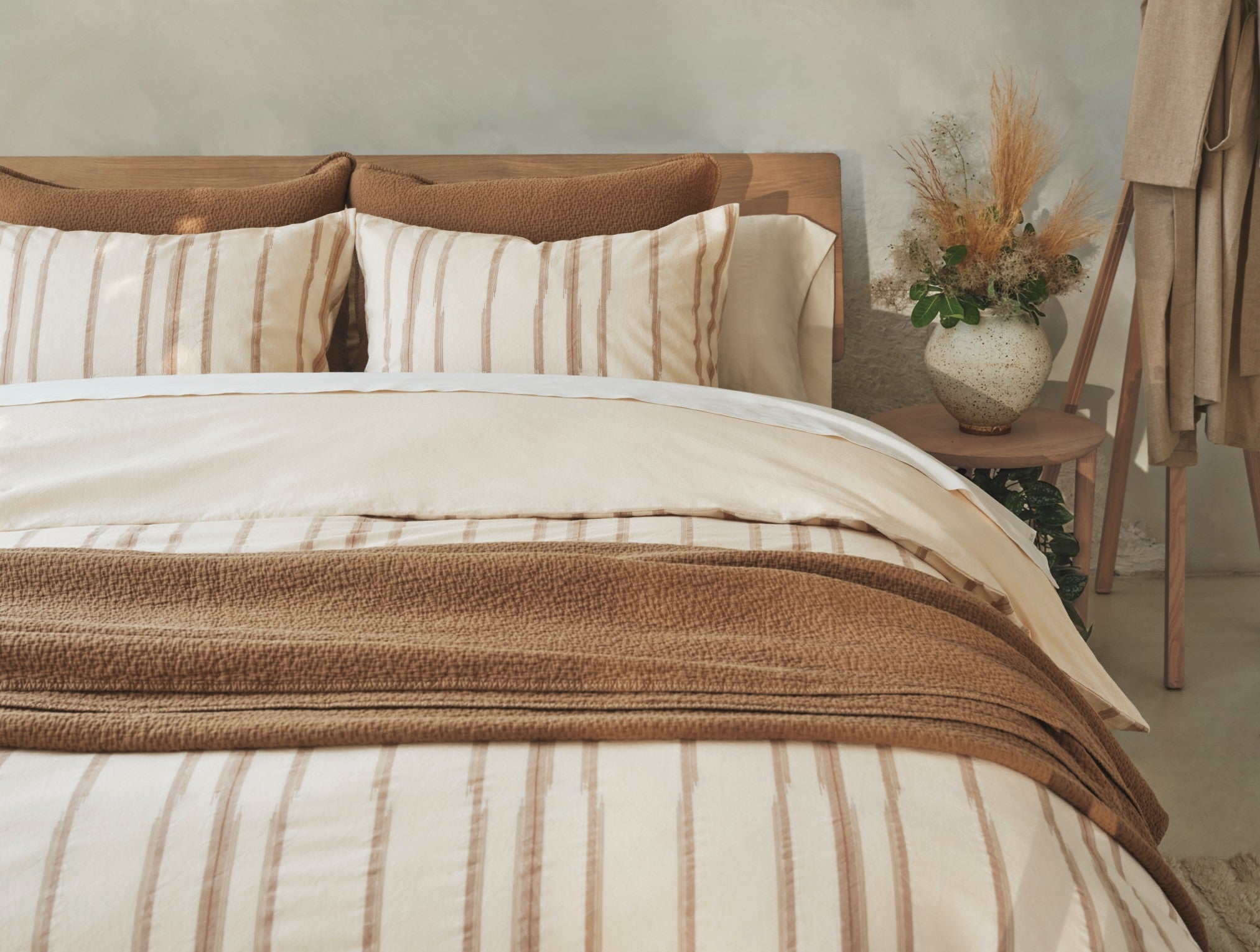 Cazadero Stripe Organic Duvet Cover - Image 3
