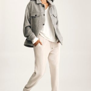 LUXE TOUCH TENCEL™ SWEATPANTS IN PUMICE STONE