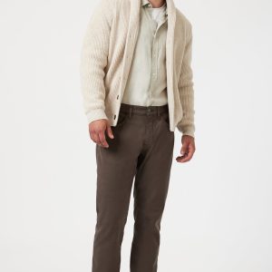 MARCUS SLIM STRAIGHT LEG IN OAK LUXE TWILL