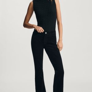 MOLLY BOOTCUT IN BLACK CORD