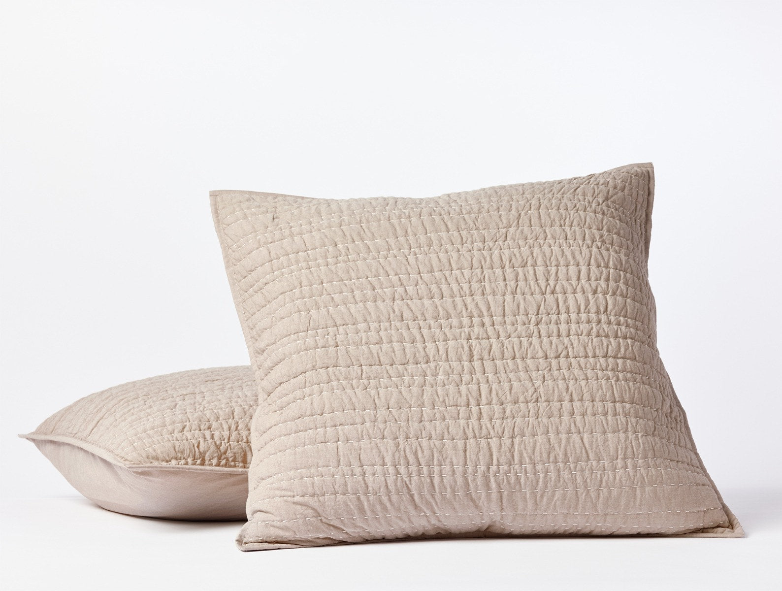 Channel Handstitched Organic Sham