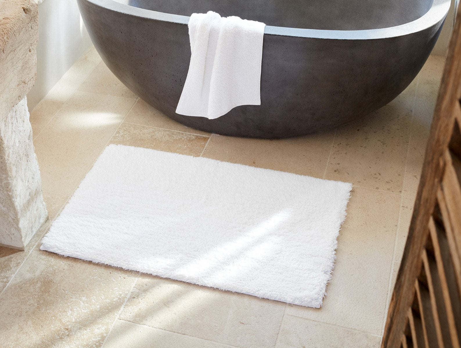 Shag Organic Bath Rug - Image 2
