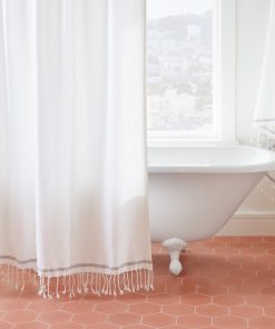 Mediterranean Organic Shower Curtain - Renewed