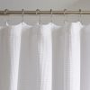 Organic Waffle Shower Curtain