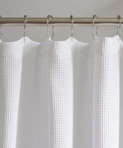 Organic Waffle Shower Curtain